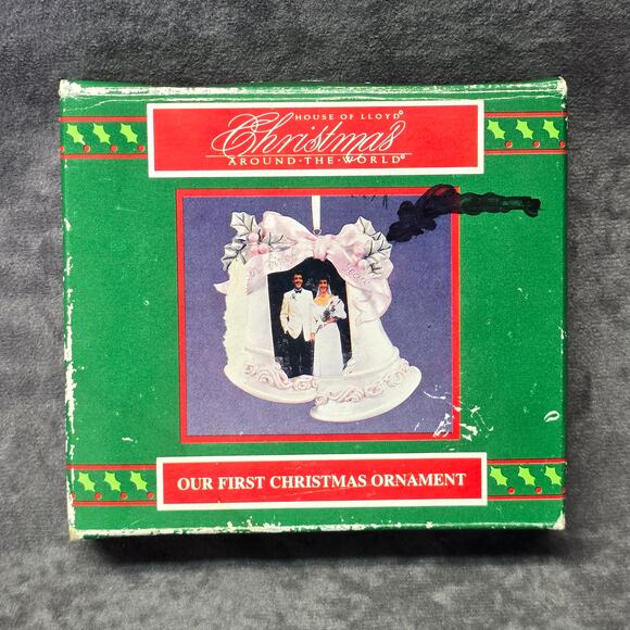 House of Lloyd Christmas Around The World Our First Christmas Picture Ornament - Picture 3 of 11